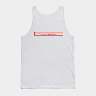 Guru Meditation Tank Top